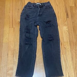 Petite Pacsun straight leg black Jeans
